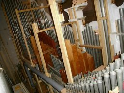 int�rieur de l'orgue
